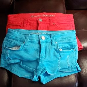 Shorts X 2 pairs Small